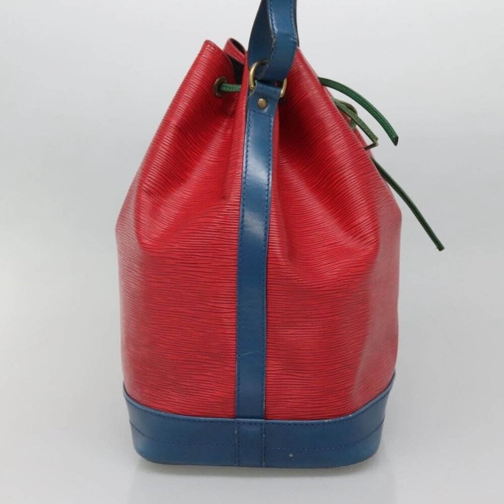 Authentic LOUIS VUITTON Epi Toriko color Noe Bag Red Blue Green M44084 LV - Picture 10 of 16